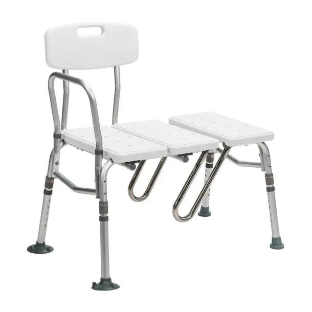 Splash Defense™ Transfer Bench With Curtain Guard Protection 1