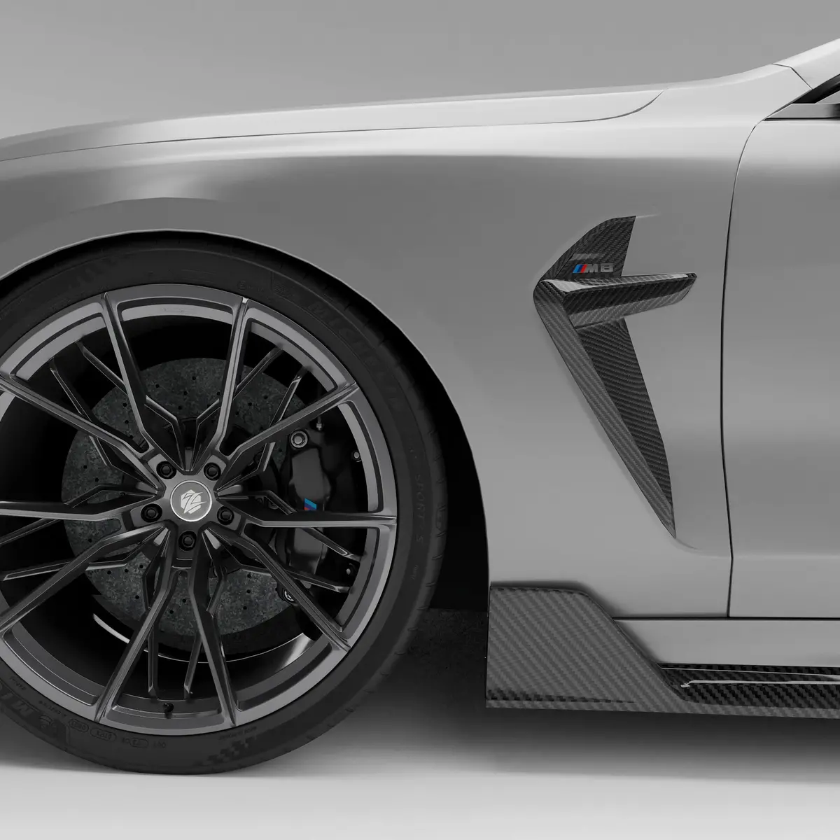 Bmw M8 F91 F92 F93 Carbon Fiber Side Vents 1