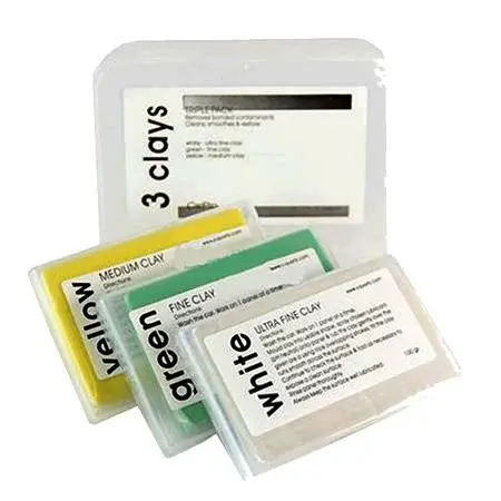Carpro Clay Bar Set (Medium, Fine, Ultra Fine - 100G/Ea) 1
