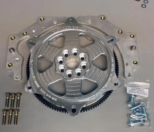 Atf Speed 2Jz Adapter Plate For Chevy Trans W/Billet Sfi Flywheel Kit 1