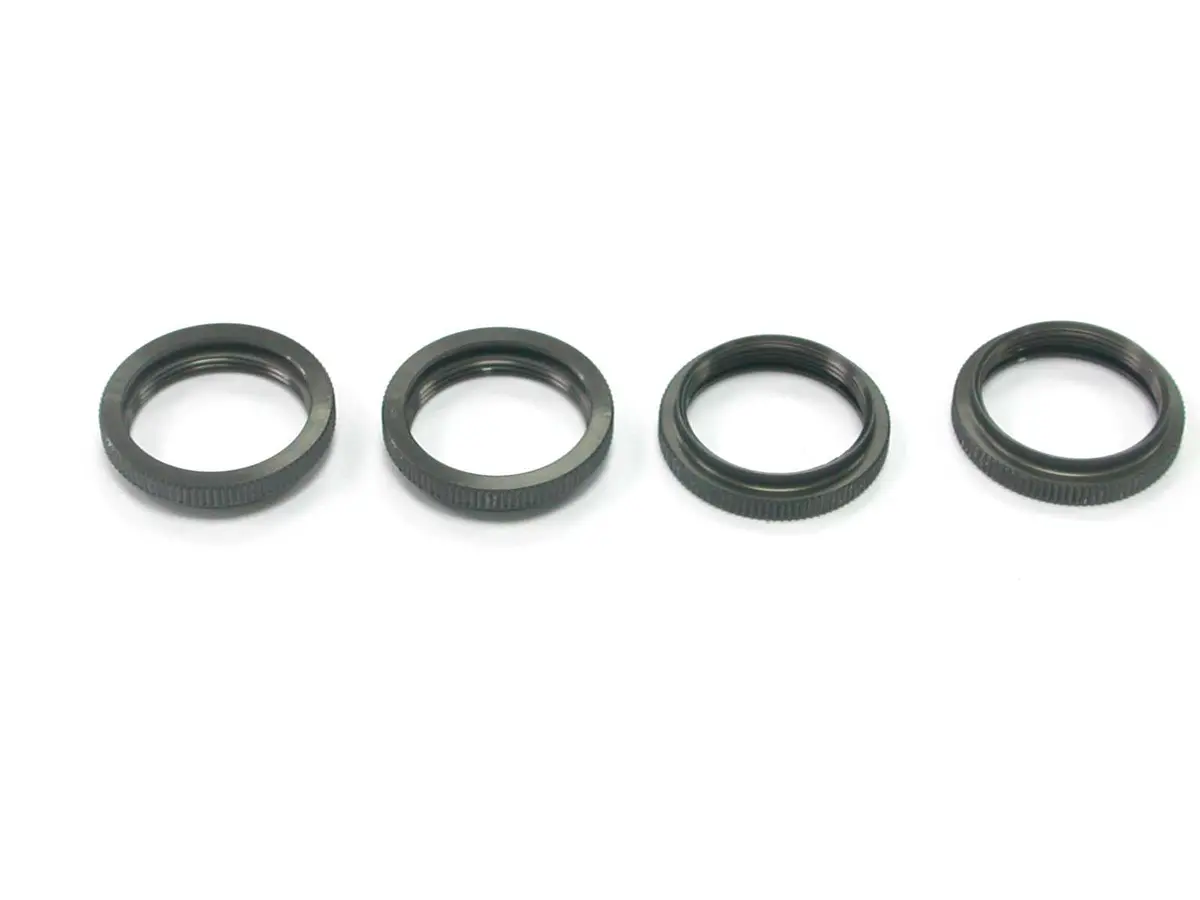 Hn 16Mm Shock Spring Adjuster, Black (#387D-Bk) 1