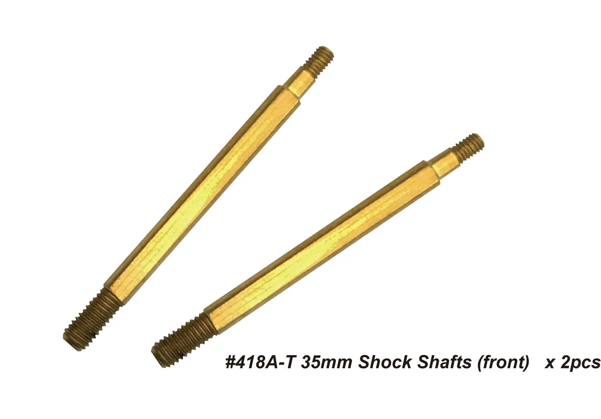 Hn Gt Shock Shafts Titatium Coated 45Mm (#418A-T) 1