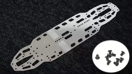 Weirc Steel Chassis 1,2Mm For Xray X4`26 Incl. Steel Screw Set 1