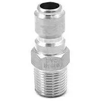 Mtm Plated Steel Qc 3/8 Mpt 24.0076 1