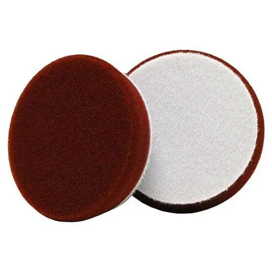 3" Uro-Tec Maroon Medium Cut/Heavy Polishing Foam Pad (2 Pack) 1