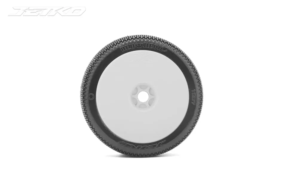 Jetko Red Devil 1/8 Buggy Pre-Glued Tires (Pair) 5