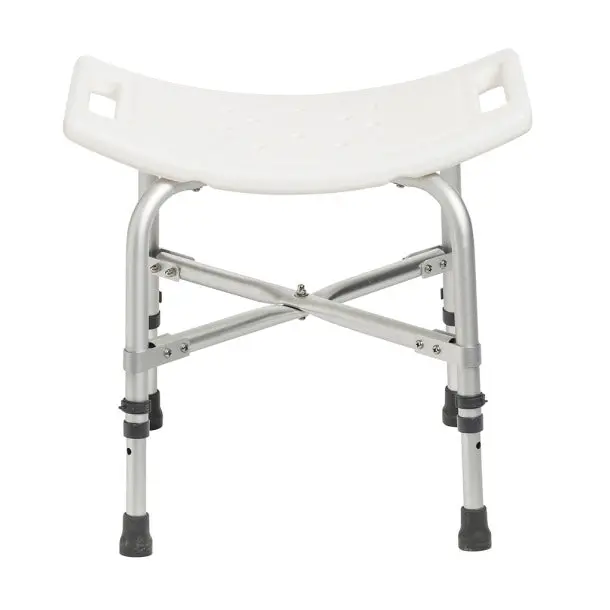 Deluxe Bariatric Shower Chair With Cross-Frame Brace & No Back 1