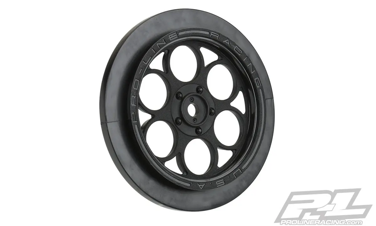 Showtime Front Runner 2.2"/2.7" Black Front Drag Racing 12Mm Wheels 2803-03 2