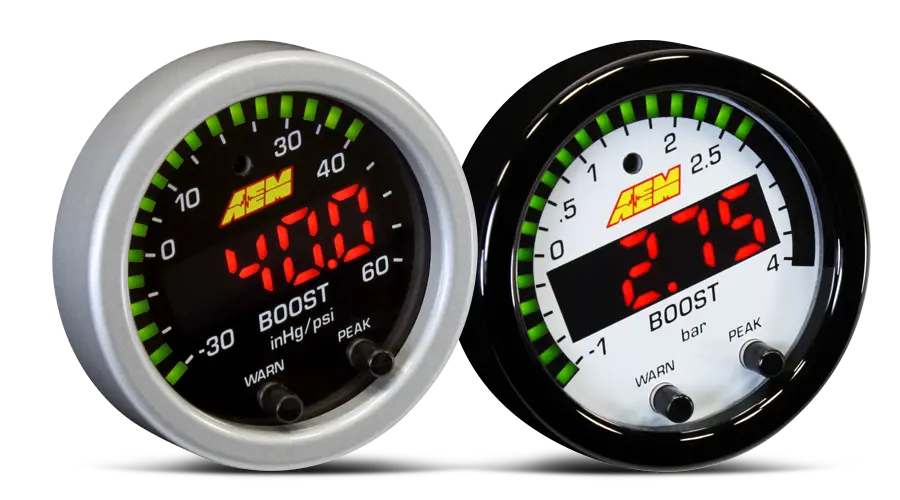 Aem X-Series Boost Pressure -30Inhg 60Psi Gauge Kit 30-0308 1