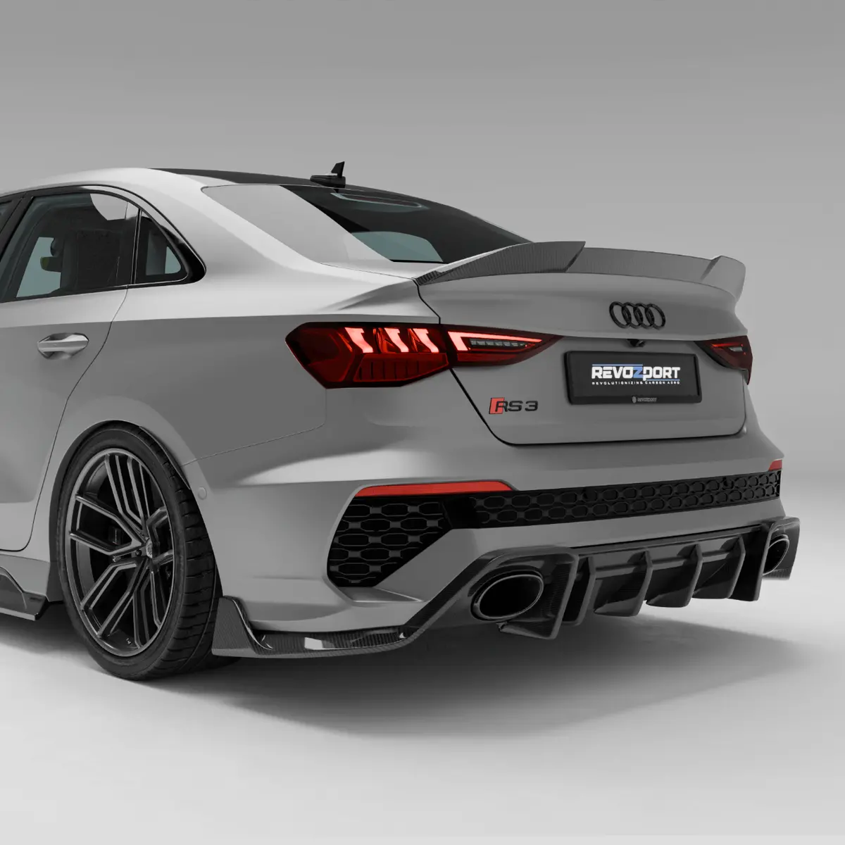 Audi Rs3 8Y Limousine Carbon Fiber Rear Diffuser 1