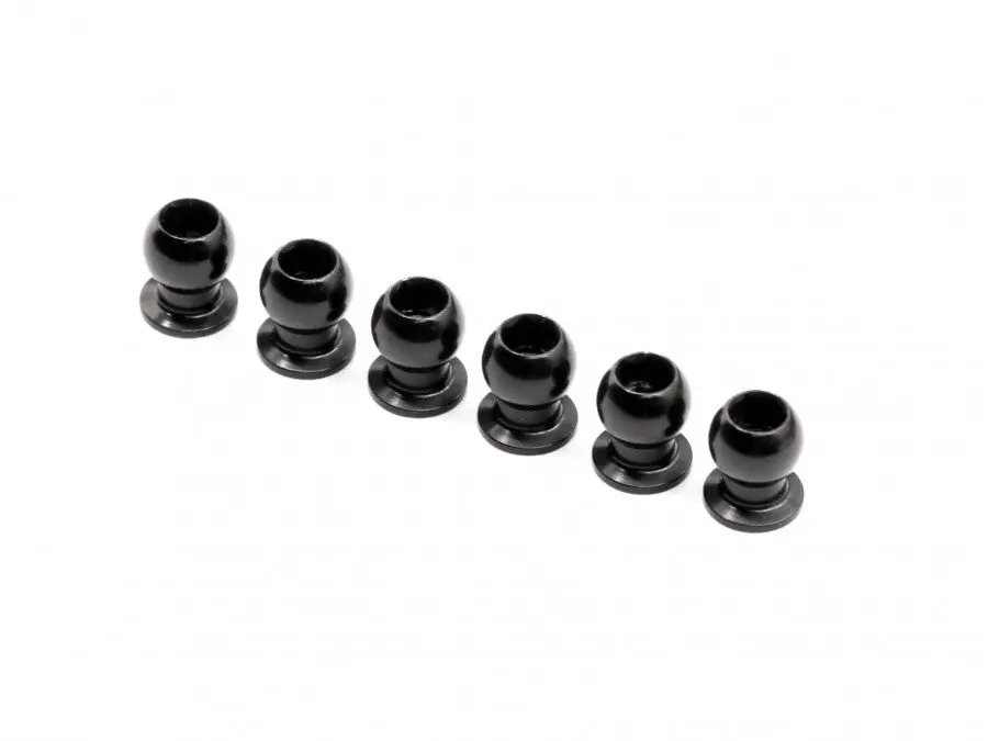 Aluminium 4.8X6mm Ballstud, Reinforced, 6 Pcs 1