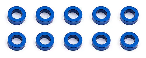 Ballstud Washers, 5.5X3.0X2.0 Mm, Blue Aluminum 1