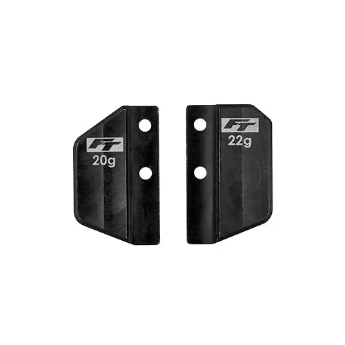 Rc10tc8 Ft Steel Front And Rear Battery Weight Set, 42G 1