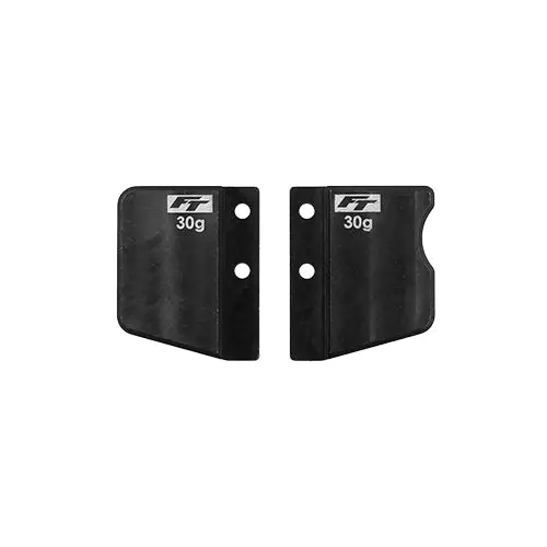 Rc10tc8 Ft Steel Front And Rear Short Battery Weight Set, 60G 1