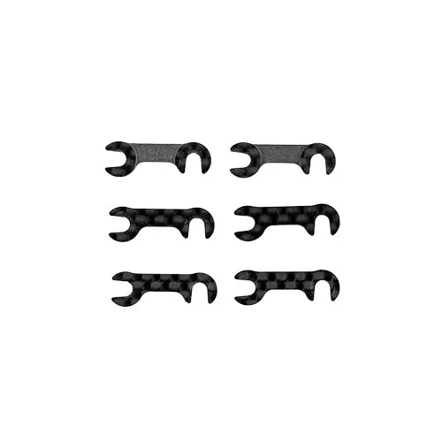 Rc10tc8 Ft Carbon Fiber Roll-Center Spacer Set 1