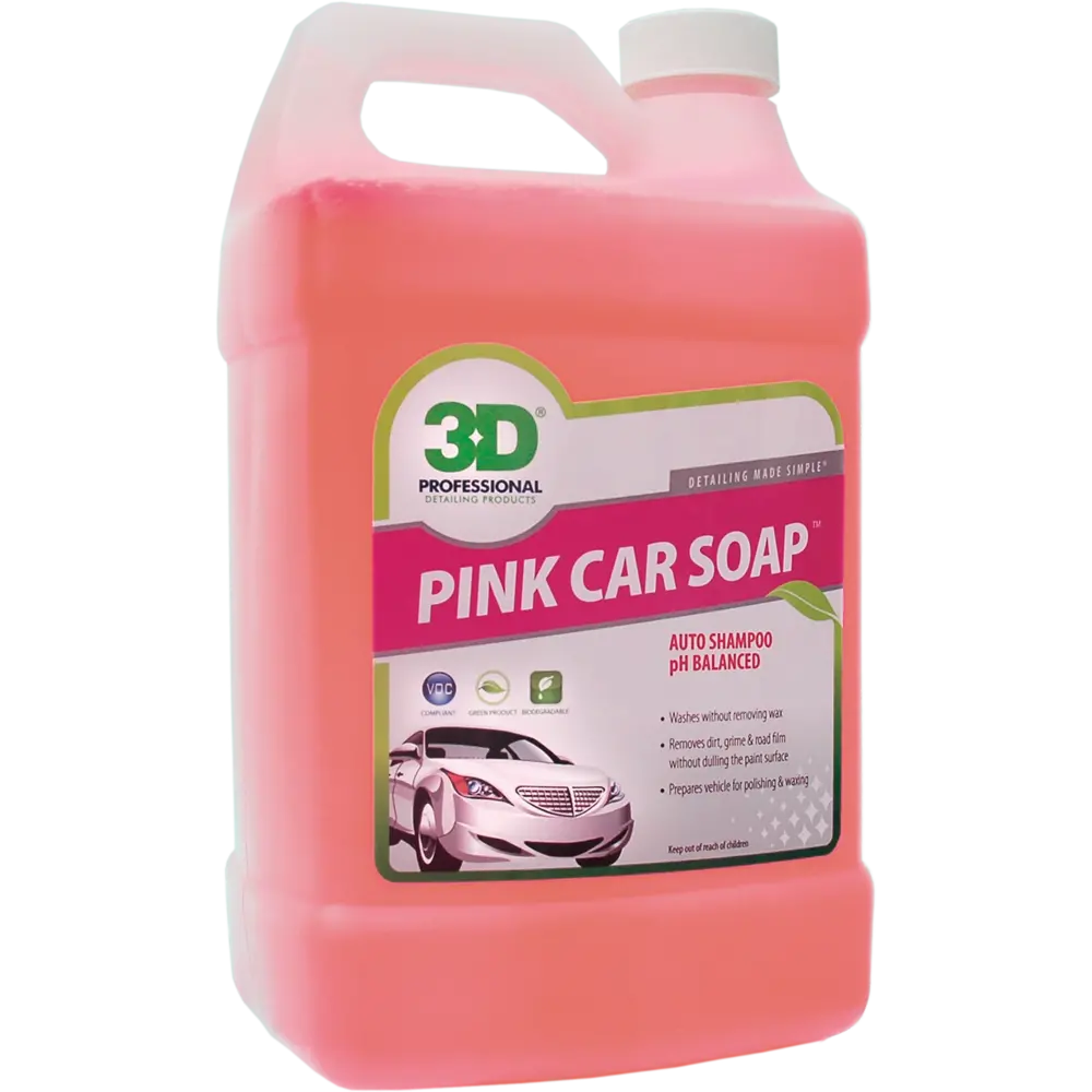 3D Pink Car Soap 128Oz 1