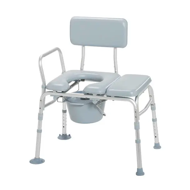 Combination Padded Transfer Bench/Commode 1