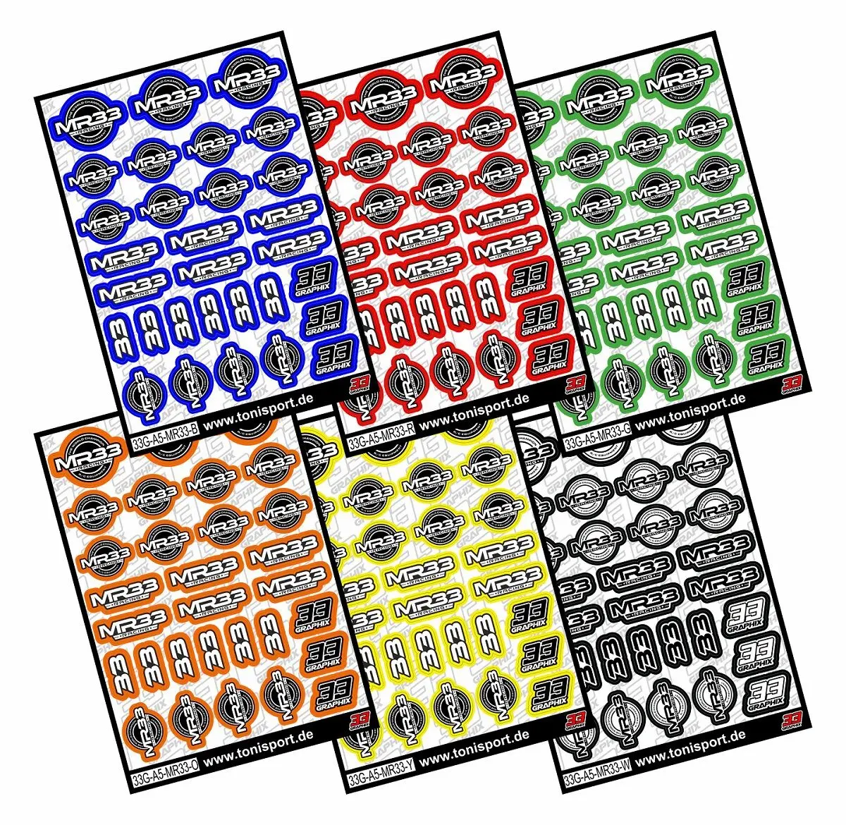 Mr33 Sticker Sheet By 33Graphix Din A5 1