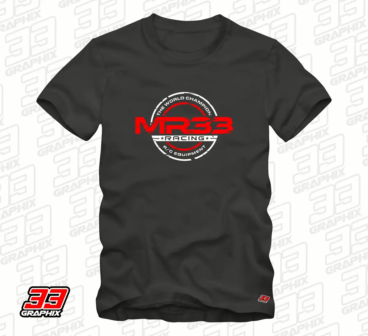 Mr33 Team T-Shirt By 33Graphix - Black 1