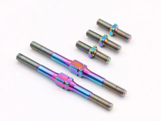 Roche - P12 Evo Titanium Turnbuckle Set, Rainbow Color, 5 Pcs) (350200) 1