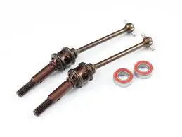 Radtec Xray T4 Premium Steel Double Joint Drive Shaft Set 51Mm Version 2 - Rad-Xr-10035 1
