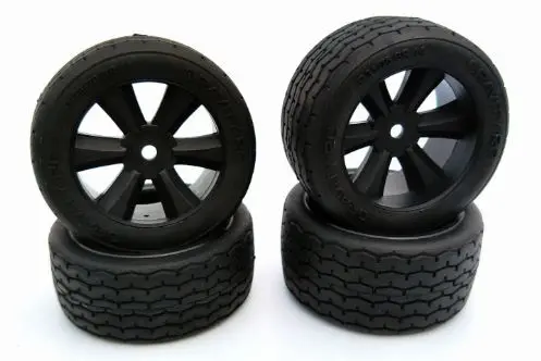 G-Spec Vta Tires (Set Of 4) Pre Glued, Vta Edge Wheel, Black 1