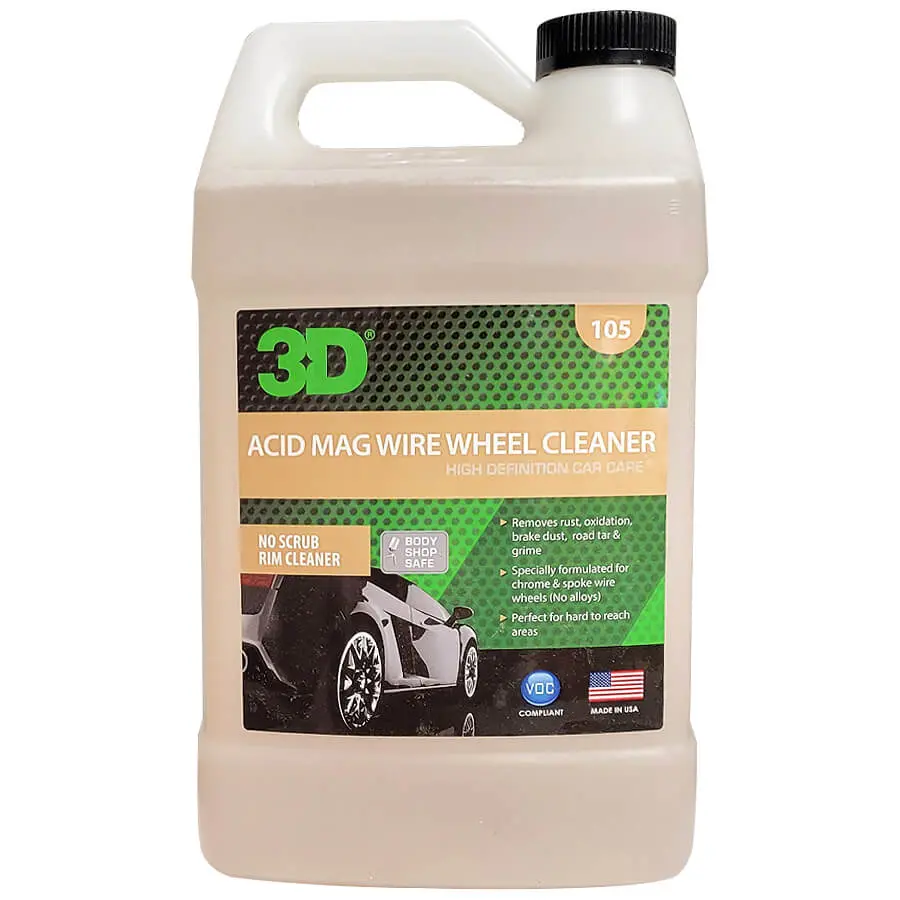 3D Acid Mag Wire Wheel Cleaner 128Oz 1