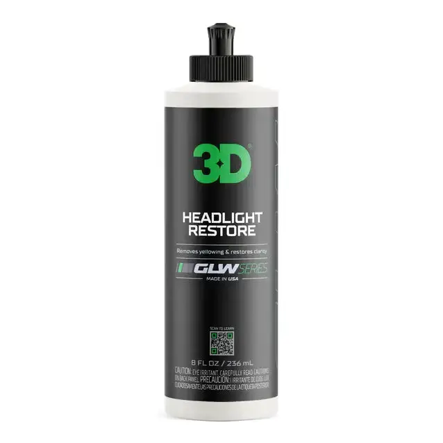 3D Glw Series Headlight Restore 8Oz 1