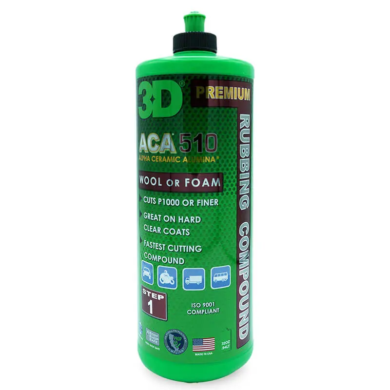 3D Aca 510 Heavy Cut Compound (8Oz, 32Oz) 1
