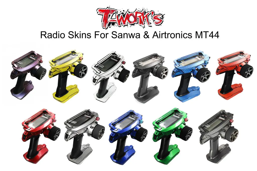 Ts-042 3D Colors Graphite Sticker (For Sanwa & Airtronics Mt44 ) 6-Colors 1