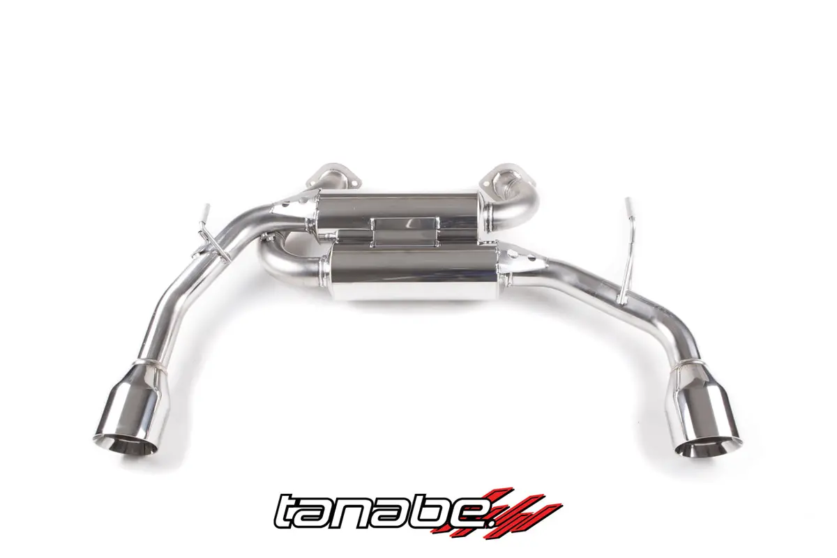 Infiniti Q50 Tanabe Medalion Touring Exhaust; Axle Back Exhaust; Dual Muffler 1