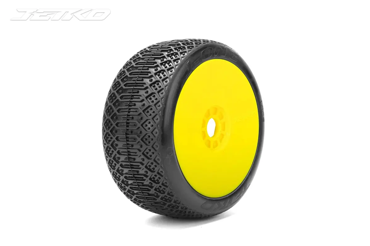 Jetko J-One 1/8 Buggy Pre-Glued Tires (Pair) 2