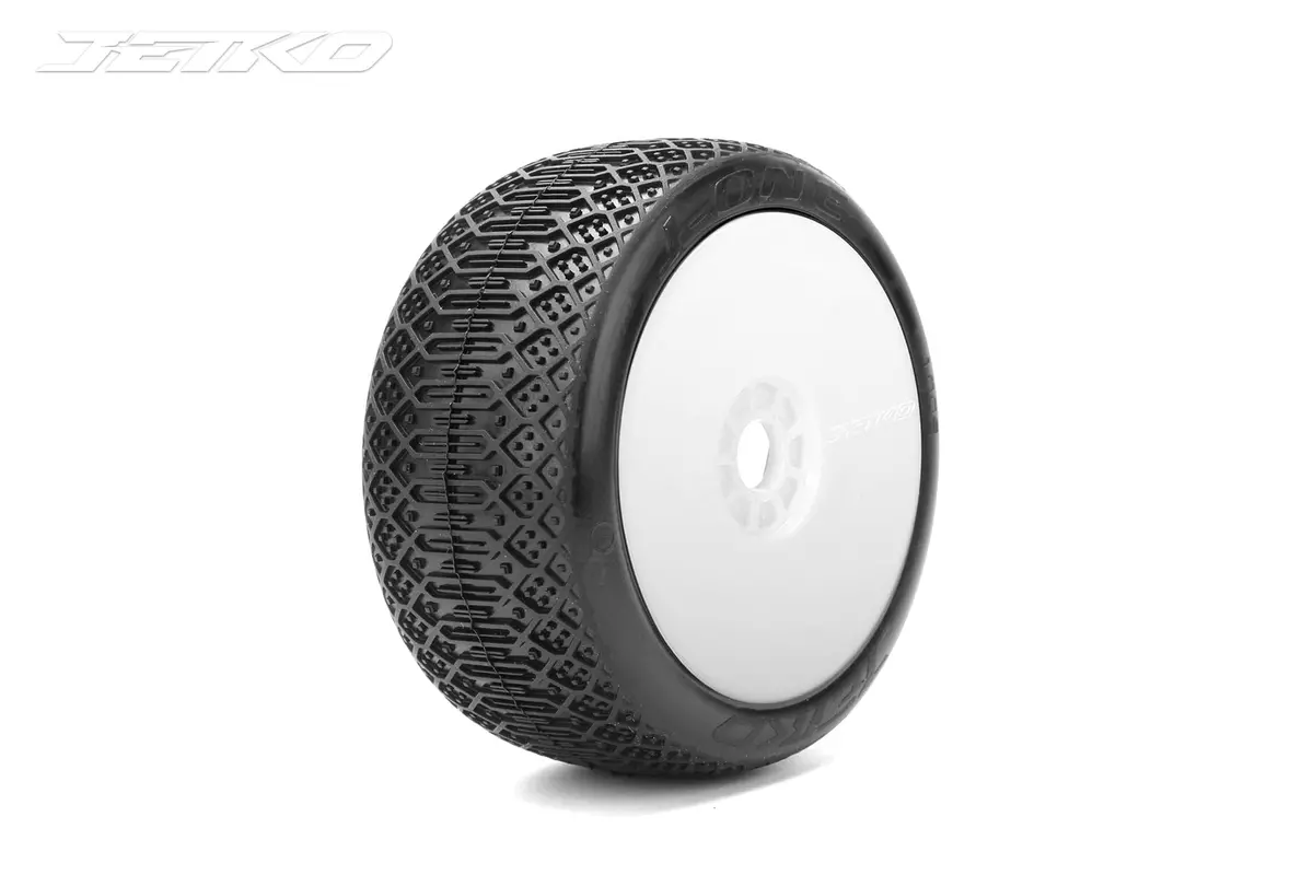Jetko J-One 1/8 Buggy Pre-Glued Tires (Pair) 5