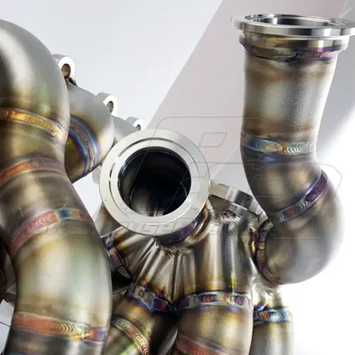 Phr - Powerhouse Racing S45 Equal Length Billet Collector Turbo Manifold For 2Jz-Gte 5