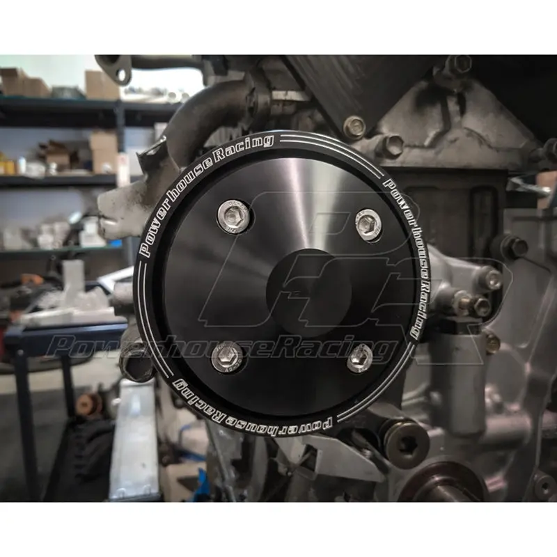 Phr - Powerhouse Racing Cnc Water Pump Pulley Cover For Toyota Supra 2Jzgte - Mkiv 2