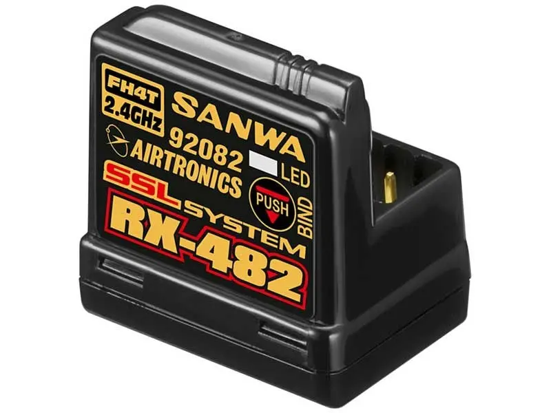 Sanwa Rx-482 2.4Ghz Fhss4 Spread Spectrum System 4Ch Receiver 1