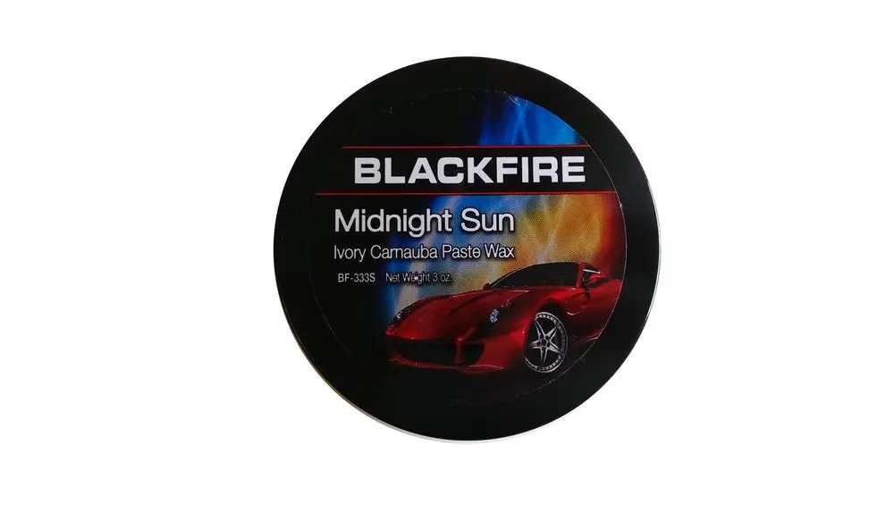 Blackfire Midnight Sun Ivory Carnauba Paste Wax 3Oz 1