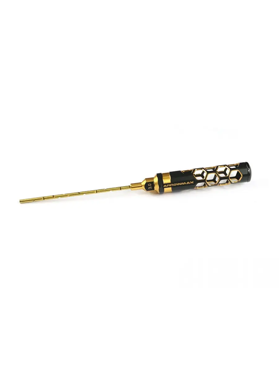 Am-410126-Bg Allen Wrench 2.5 X 100Mm Black Golden 1