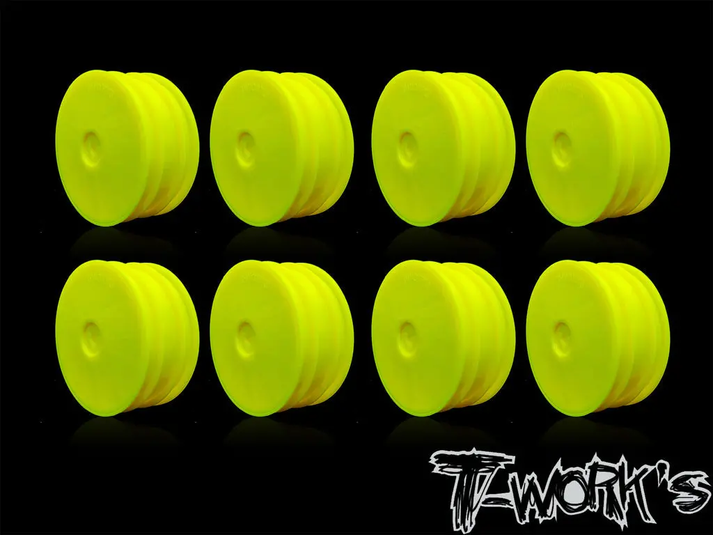 2.2" 12Mm Hex 4Wd Front Wheel (Tlr 22-4/Schumacher Pb Cat) 8Pcs 2