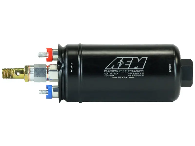 Aem 400Lph Metric Inline High Flow Fuel Pump 1