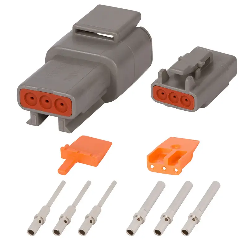 Rife 3 Pin Dtm Connector Complete Kit 1