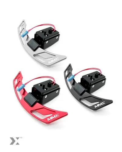 Mmx Gear Shift Paddles | F&G Series | Red Magnetic Paddle Inc Fitting Kit 1