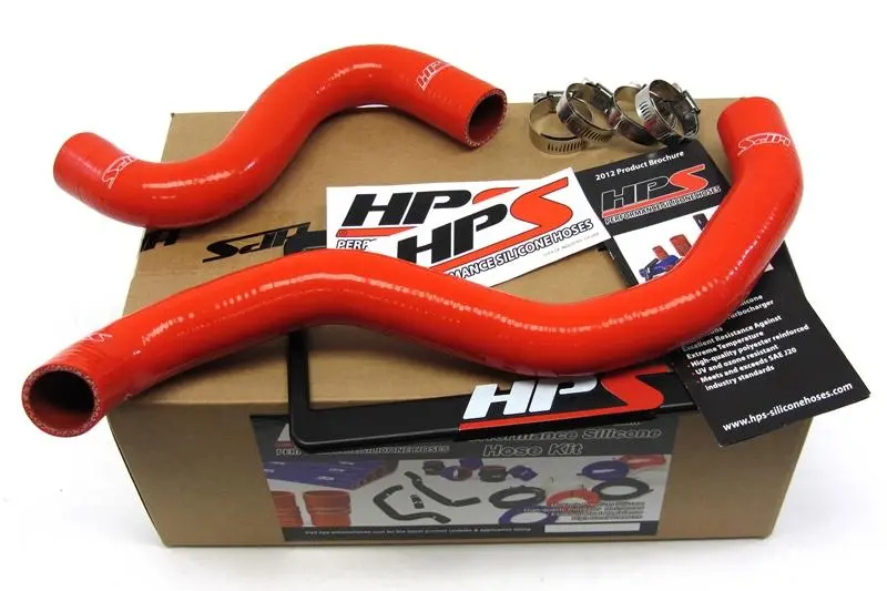 Hps Red Reinforced Silicone Radiator Hose Kit Coolant Nissan Gt-R 1