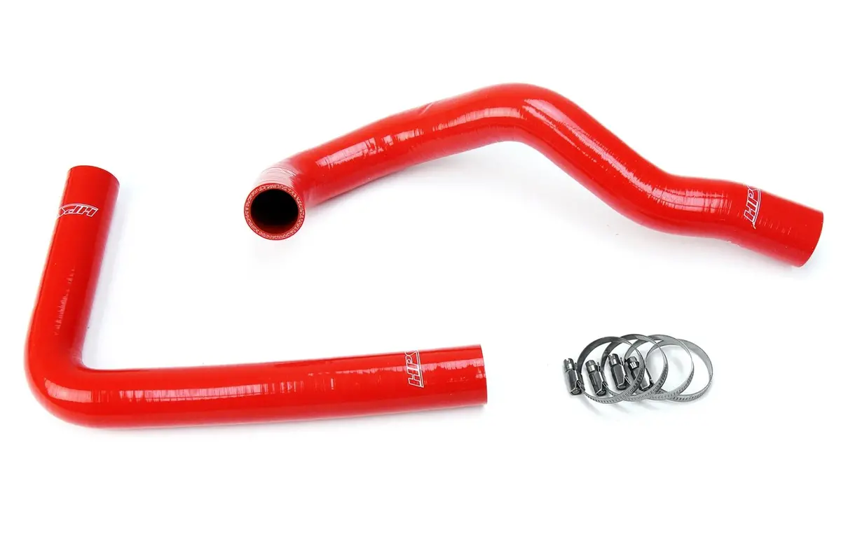 Hps Red Reinforced Silicone Radiator Hose Kit Coolant Toyota 93-98 Supra W/ 1Jzgte 2Jzgte 57-1067 1
