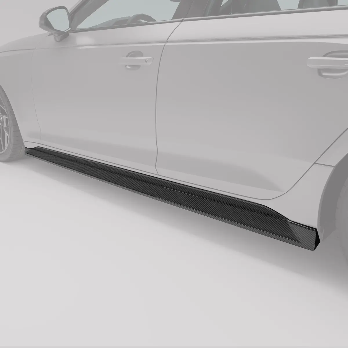 Audi Rs4 B9.5 Facelift Carbon Fiber Side Skirts 2