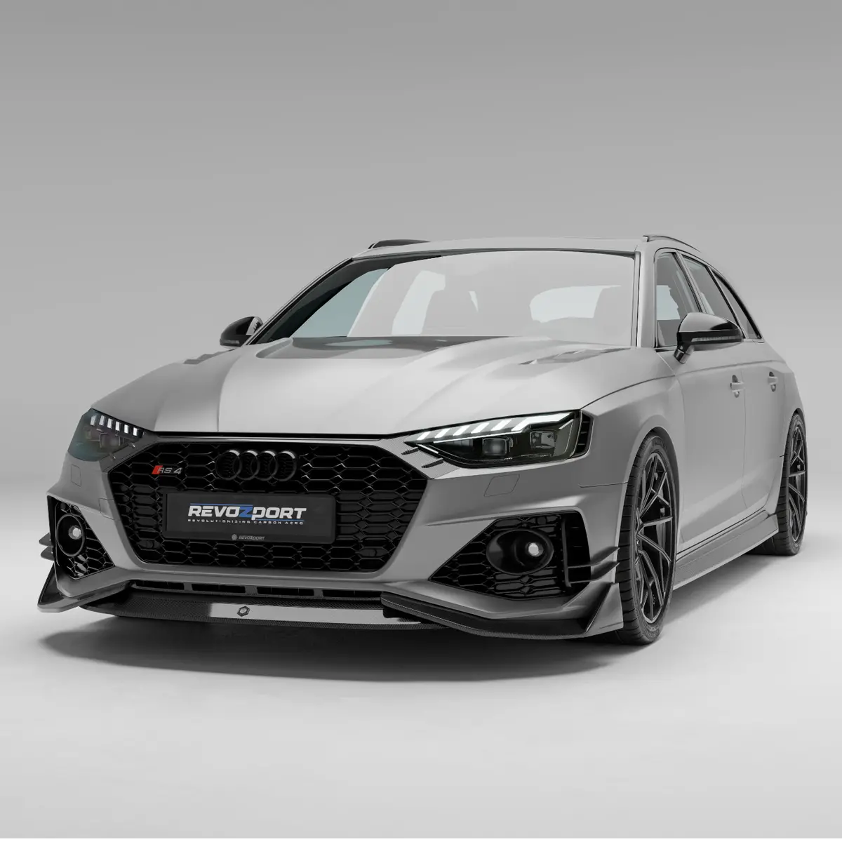 Audi Rs4 B9.5 Facelift Carbon Fiber Front Lip 1