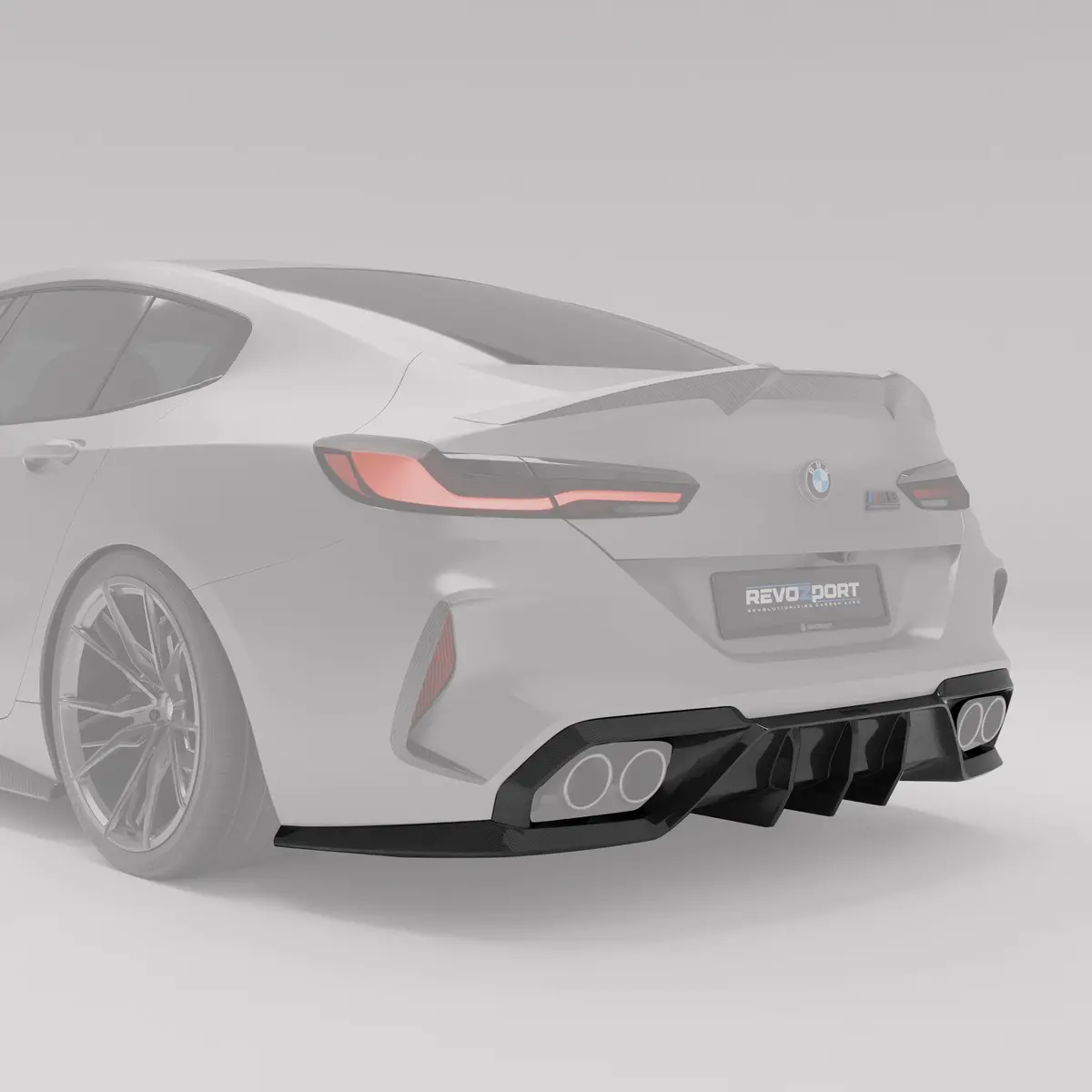 Bmw M8 F91 F92 G14 G15 Carbon Fiber Rear Diffuser 2