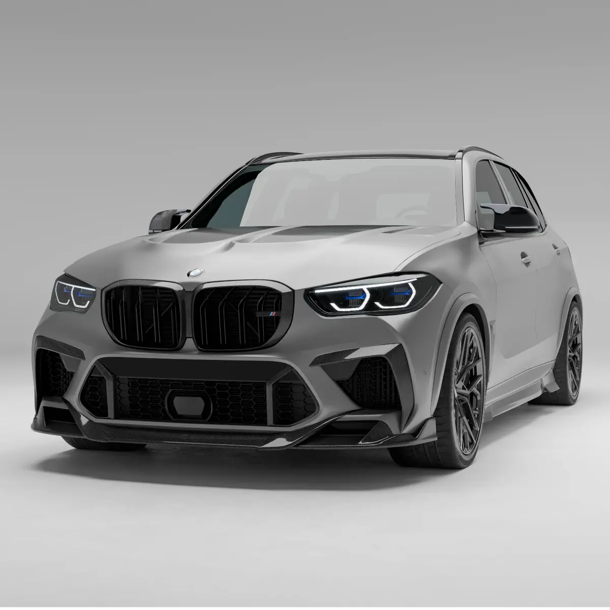 Bmw X5m F95 Pre Lci Carbon Fiber Front Lip 1