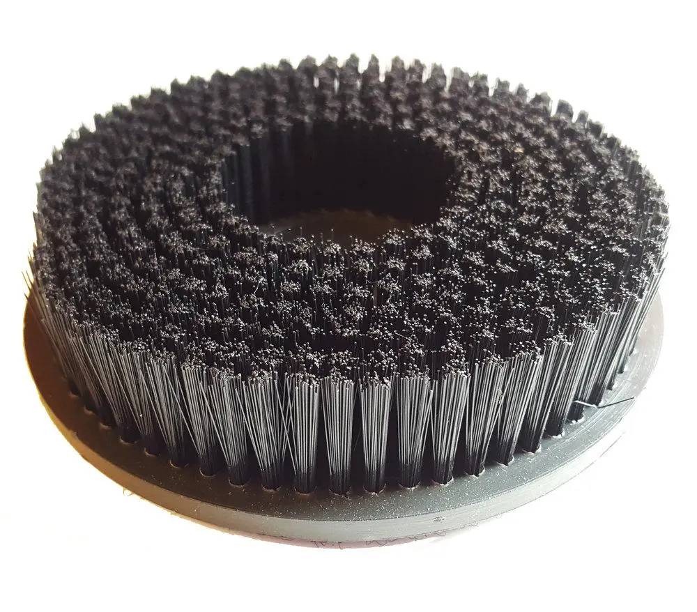 5" Hook And Loop Blue Carpet Brush (Long Or Short Bristle) 1