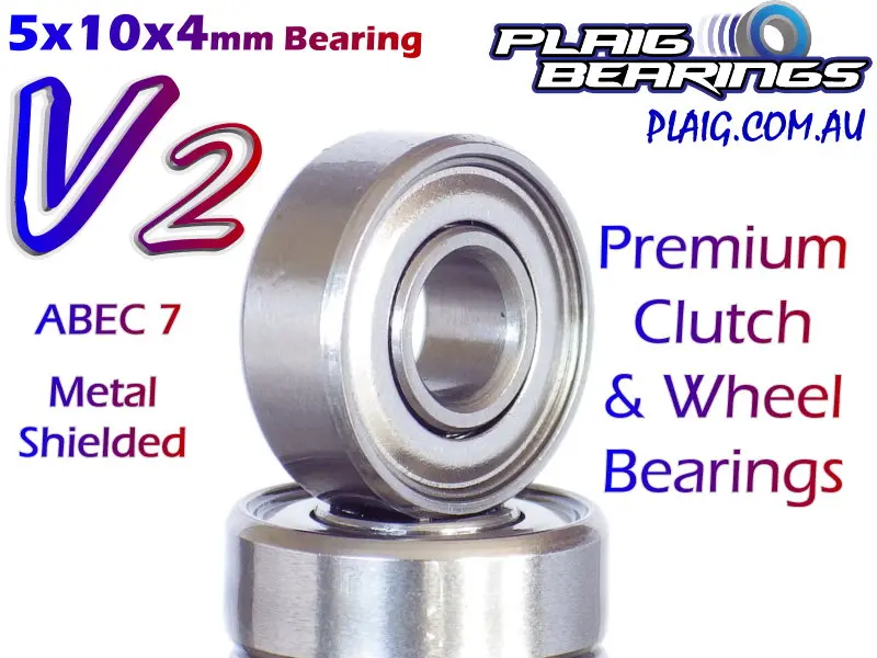 5X10x4mm V2 Premium Bearing – Metal Shielded – Mr105zz 1